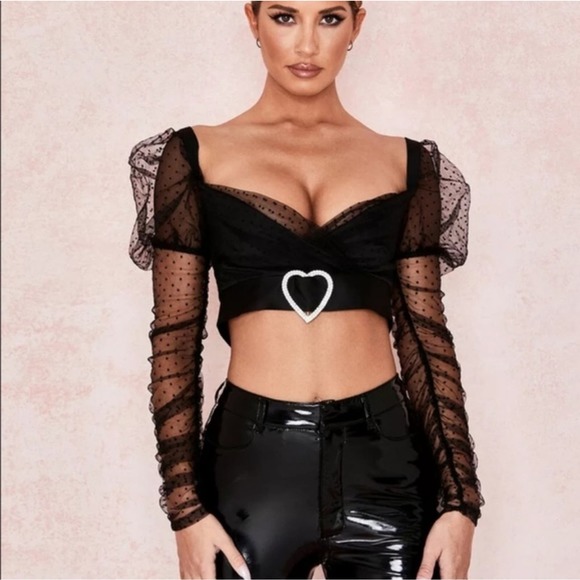 House of CB black corset top - Picture 7 of 9